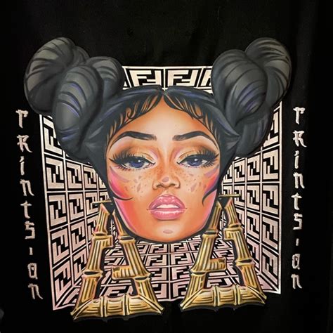 fendi x nicki minaj t shirt|fendi prints on collection.